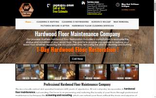 Woodfloor Refinishing & Cleaning LLC website