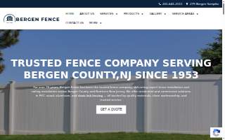 Bergen Fence of Teaneck website