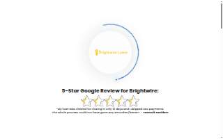 Brightwire Loans website