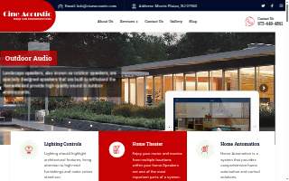Cine Acoustic LLC - Audio Video, Home Automation New Jersey & New York website