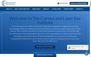 Cornea & Laser Eye Institute website