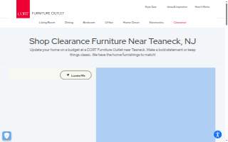 CORT Furniture Outlet of Teaneck website