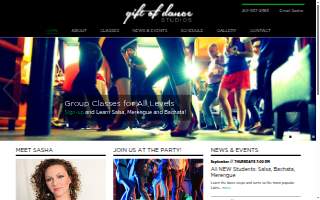 Gift of Dance Studios website