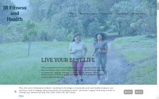 Just Right Fitness website