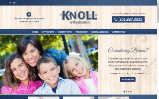 Knoll Orthodontics website