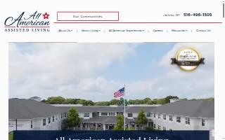 All American Assisted Living at Tinton Falls website