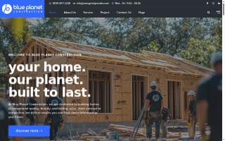 Blue Planet Construction and Environmental Services website