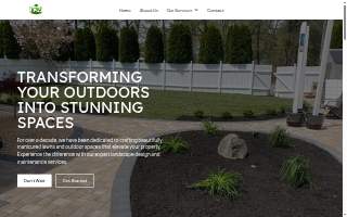 AJV Landscape and Design LLC website