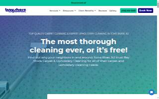 Bay Shore Carpet & Upholstery Cleaning LLC website