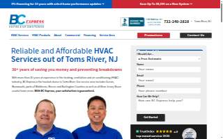 BC Express Inc. website