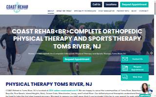COAST Rehab - Complete Orthopedic and Sports Therapy of Toms River website