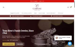 Corinne Jewelers website
