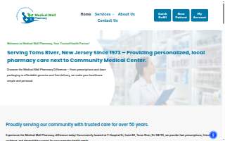 Medical Mall Pharmacy website