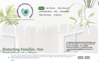 Advanced Lead Specialty Inspections of Trenton website