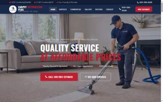Carpet Restoration Plus ( Carpet Cleaning Service) website