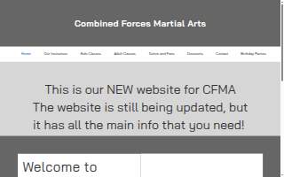 Combined Forces Martial Arts website