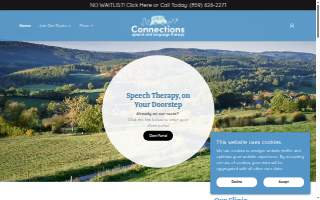 Connections Speech Therapy of Trenton website