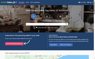 Estate Sales Warehouse of Forest Hills website