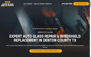 M&M Auto Glass expert llc website