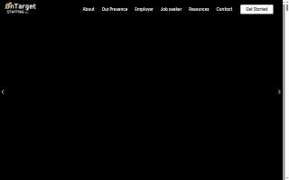 On Target Staffing LLC website