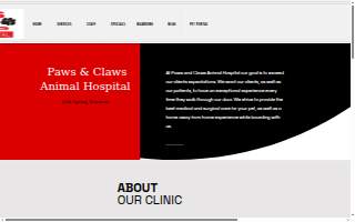 All About Paws website