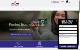 Axiam Printing website