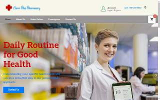 Care Plus Pharmacy website