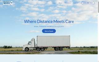 Distance Movers website