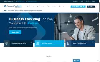 ConnectOne Bank of Union website