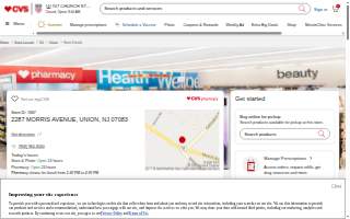 CVS of Union website