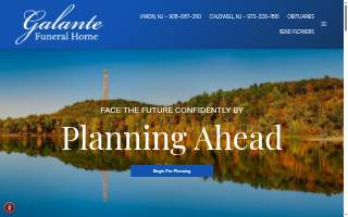 Galante Funeral Home website
