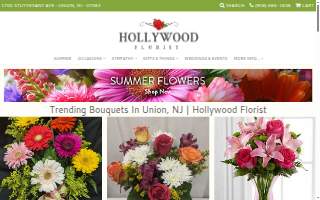 Hollywood Florist website