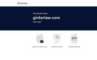 Law Offices of Jon Ginter, LLC website
