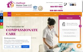Outfront Home Care website