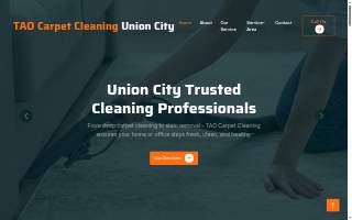 TAO Carpet Cleaning Union City website