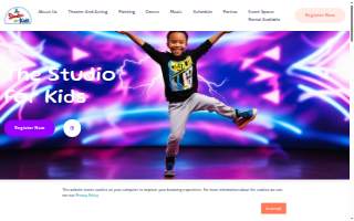 The Studio for Kids website