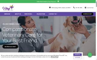 Village Animal Clinic of Geneva website