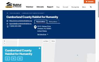 Habitat For Humanity Restore website