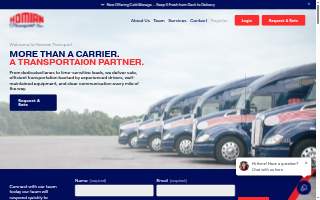 Homiak Transport, Inc. website