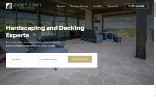 Jersey Craft Exteriors, Patios, Walls and Decks website