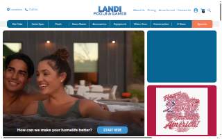 Landi Pools & Games of Vineland website