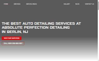 Absolute Perfection Detailing website