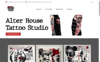 Alter House Tattoo Studio website
