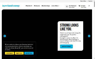 Burn Boot Camp of Voorhees website