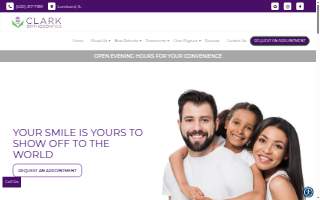Clark Orthodontics of Voorhees website