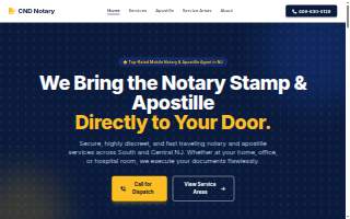 CND Notary Signing Agent Service website