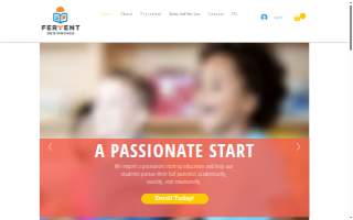 Fervent Beginnings website