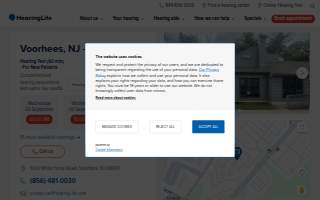 HearingLife of Voorhees NJ website