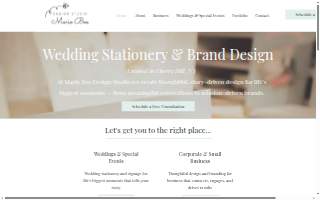 Marie Bee Design Studio of Voorhees website