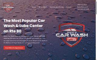 Mike's Car Wash and Lube website